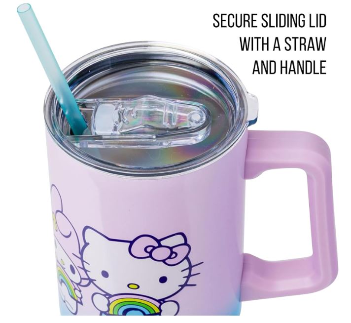 Tumbler - Sanrio Rainbow Stainless Steel Tumbler - 40oz-hotRAGS.com