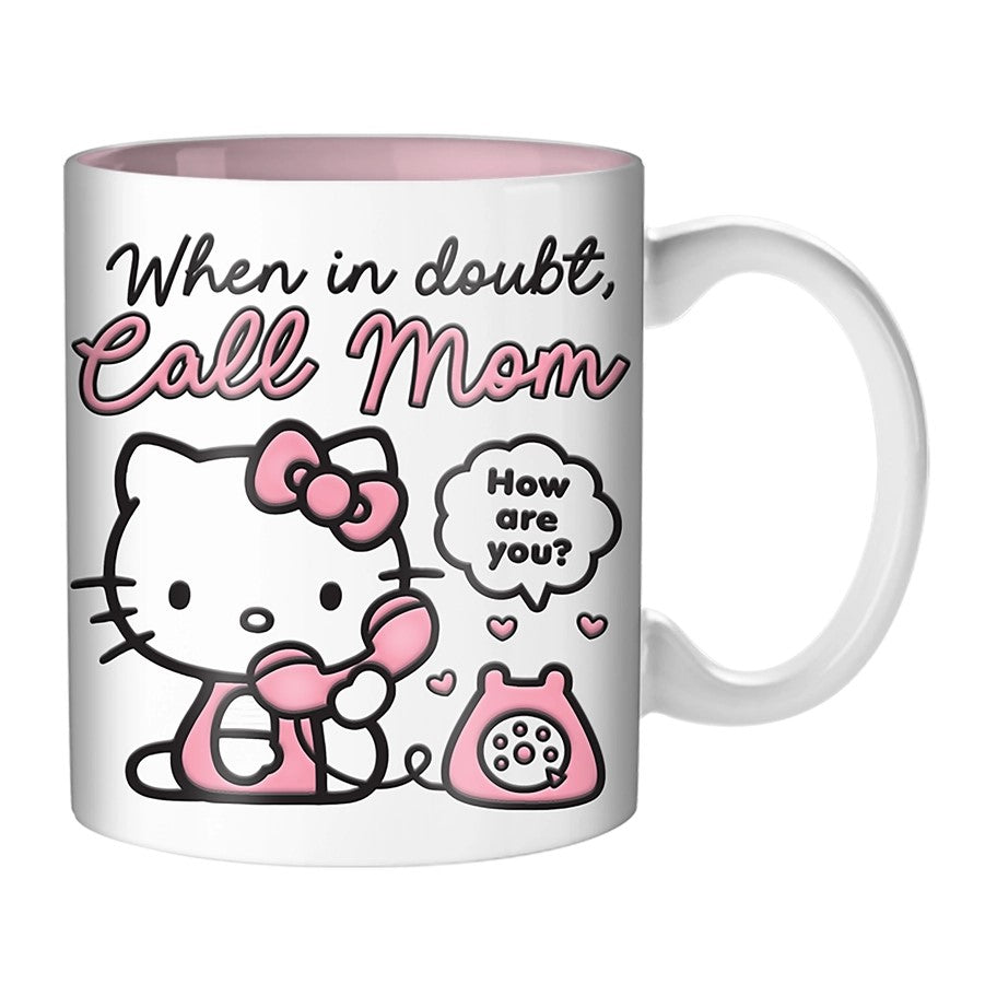 Mug - Hello Kitty - Call Mom-hotRAGS.com