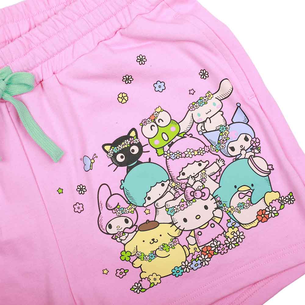 Jr Short - Hello Kitty Friends - Pink-hotRAGS.com