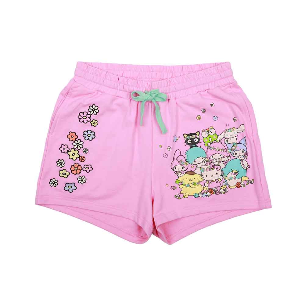 Jr Short - Hello Kitty Friends - Pink-hotRAGS.com