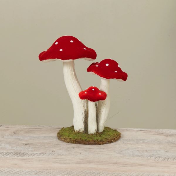 Decor - Mushrooms - 12 Inch-hotRAGS.com