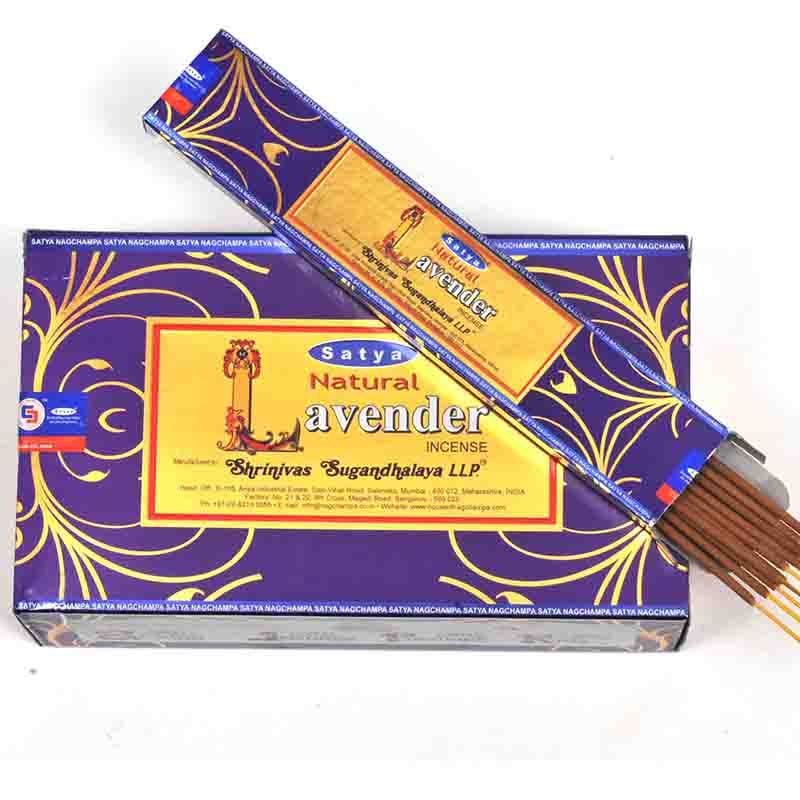 Incense - Nag Champa Natural Lavender Incense 15 g.-hotRAGS.com