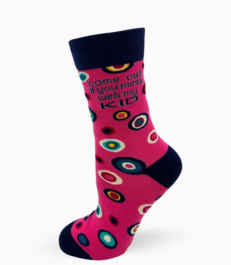 Socks - Mom Balls Come Out If You Mess With My Kids-hotRAGS.com