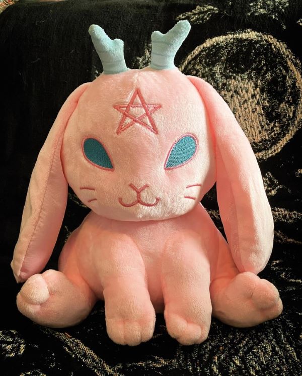 Plush - Beelzebun Demonic Bunny - Pink-hotRAGS.com