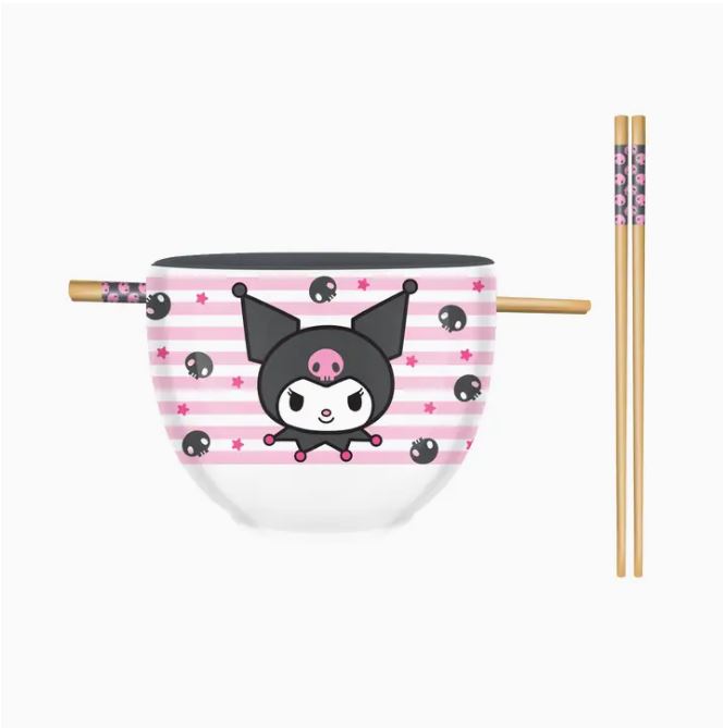 Ramen Bowl - Kuromi Smiling Face - 20oz