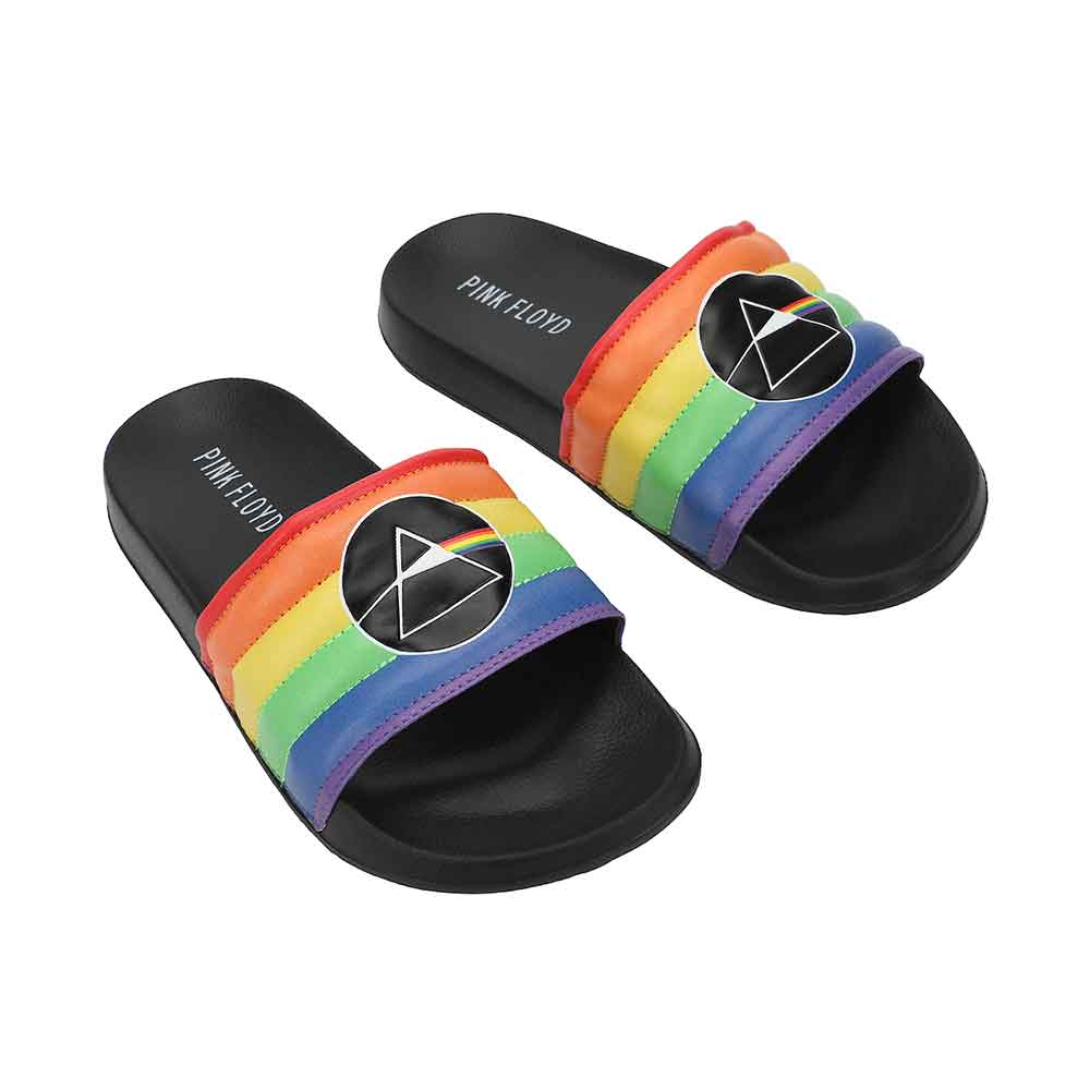 Sandals - Pink Floyd Dark Side Of The Moon Slide-hotRAGS.com