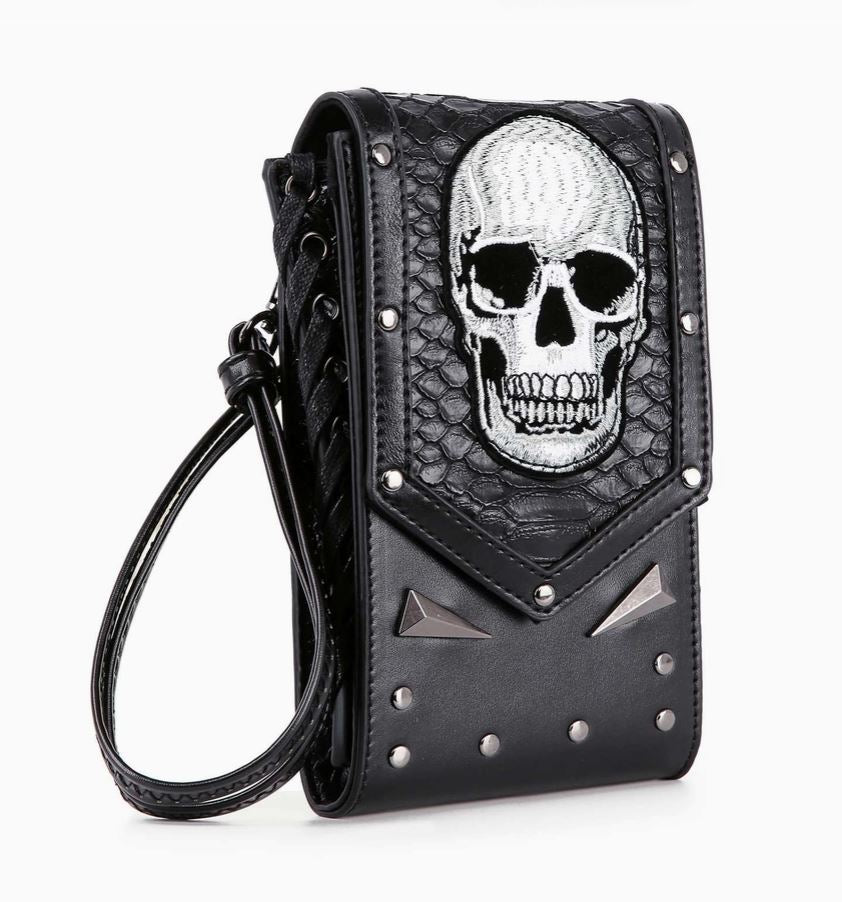 Bag - Skull - Cell Phone Holder-hotRAGS.com