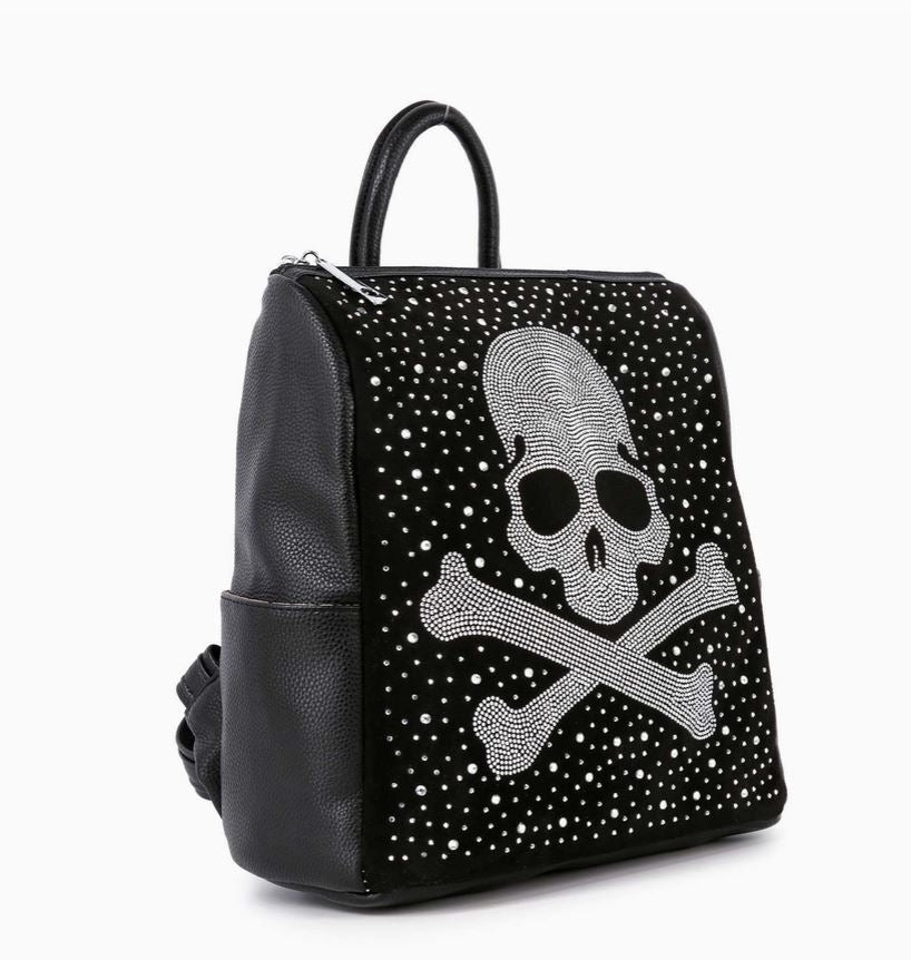 Backpack Skull Rhinestone