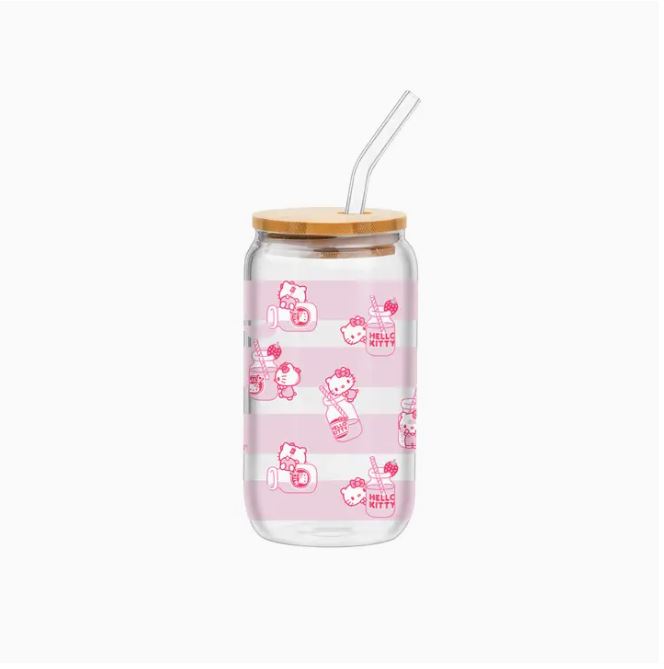 Glass - Hello Kitty Milk - 16oz-hotRAGS.com