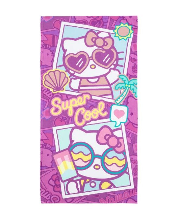 Towel - Hello Kitty - Cool Summer 30 x 60-hotRAGS.com