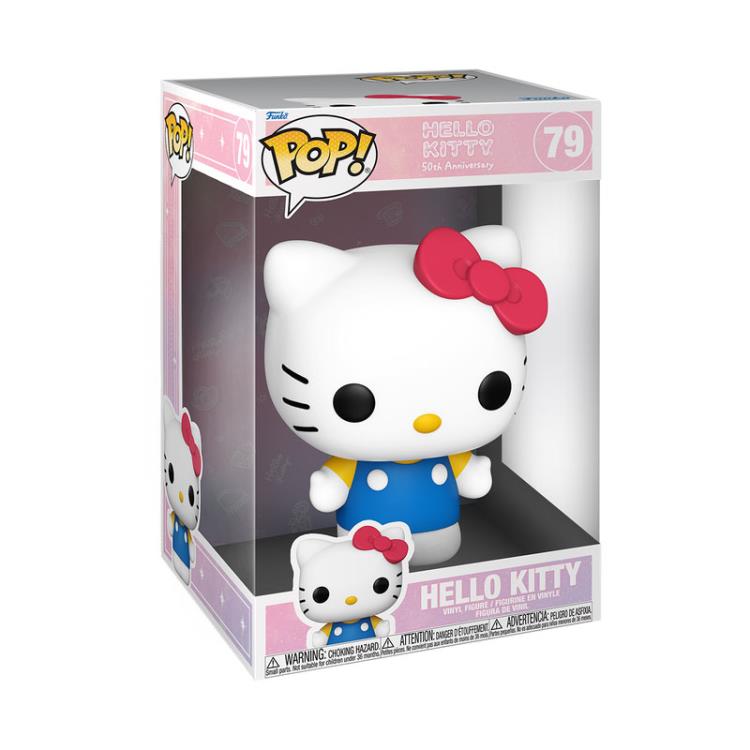 FunkoPop! Sanrio: Hello Kitty 50th Anniversary Jumbo - Hello Kitty-hotRAGS.com