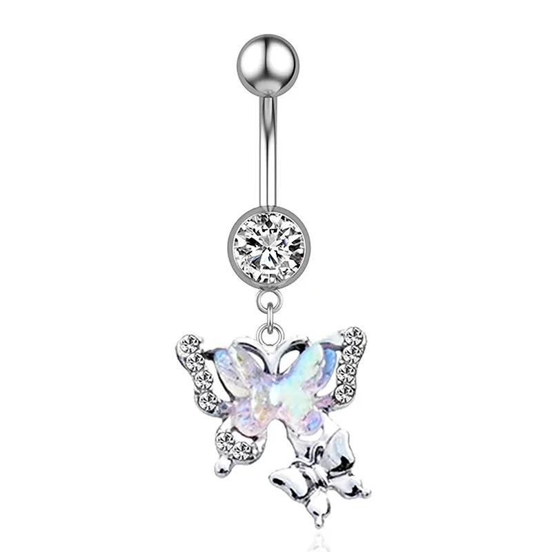 Belly Ring - Butterfly-hotRAGS.com