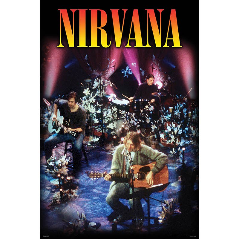 Poster - Nirvana Unplugged - 24"x36"-hotRAGS.com