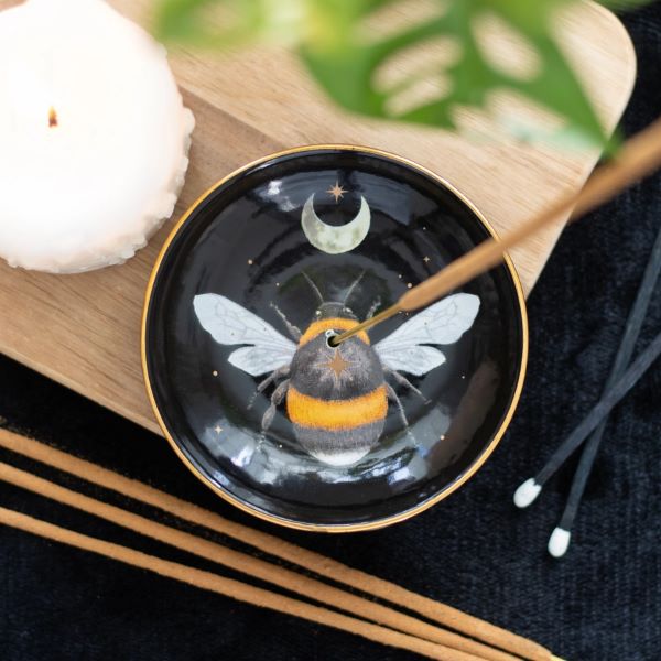 Incense Burner - Forest Bee Round-hotRAGS.com