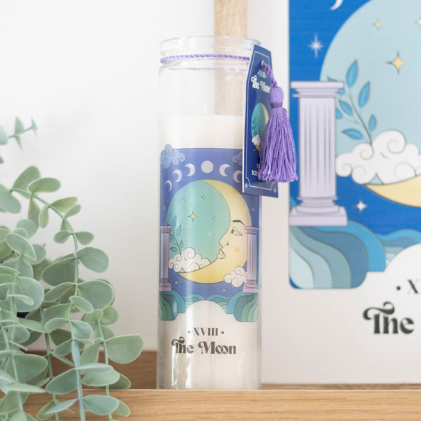 Candle - The Moon Violet Tube Candle-hotRAGS.com