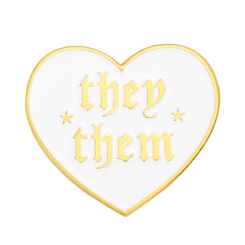 Pin - Heart Pronoun - They/Them