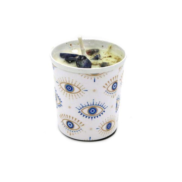Candle - Votive Evil Eye - 4" - hotRAGS.com