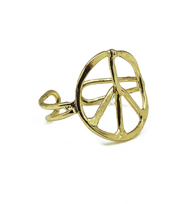 Ring - Gold Peace-hotRAGS.com