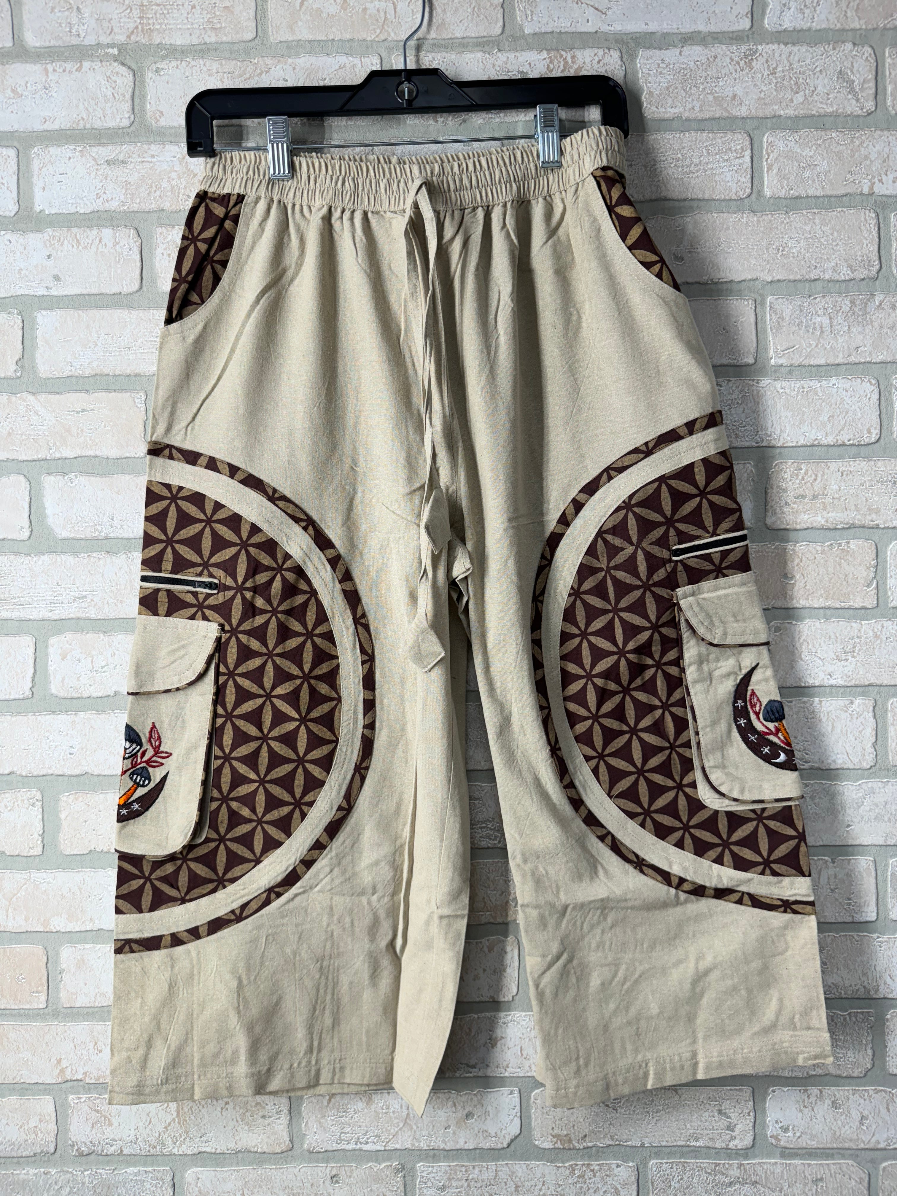 Shorts - Moon Mushroom - Cotton-hotRAGS.com