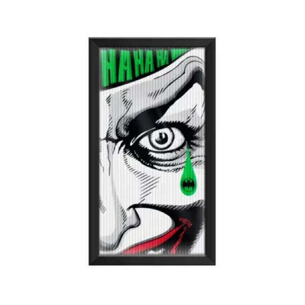 Wall Art - Joker Batman Tear - Framed Gel Coat - 10"x18"-hotRAGS.com
