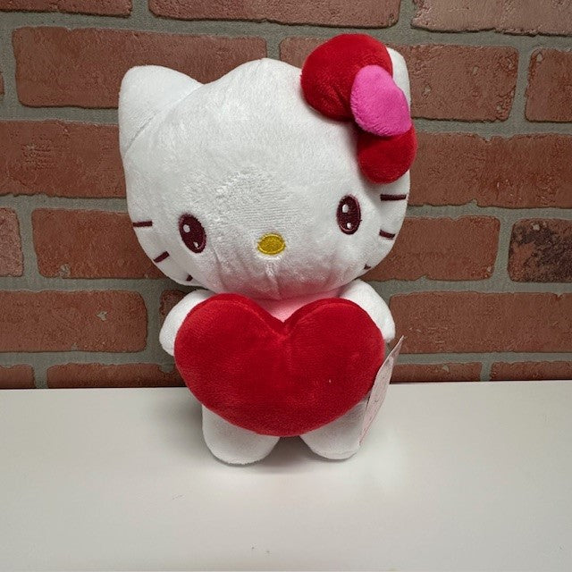 Plush -Hello Kitty Heart - 9.5"-hotRAGS.com