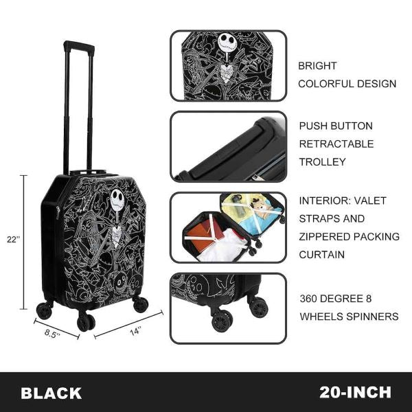 Luggage - The Nightmare Before Christmas - 20"-hotRAGS.com