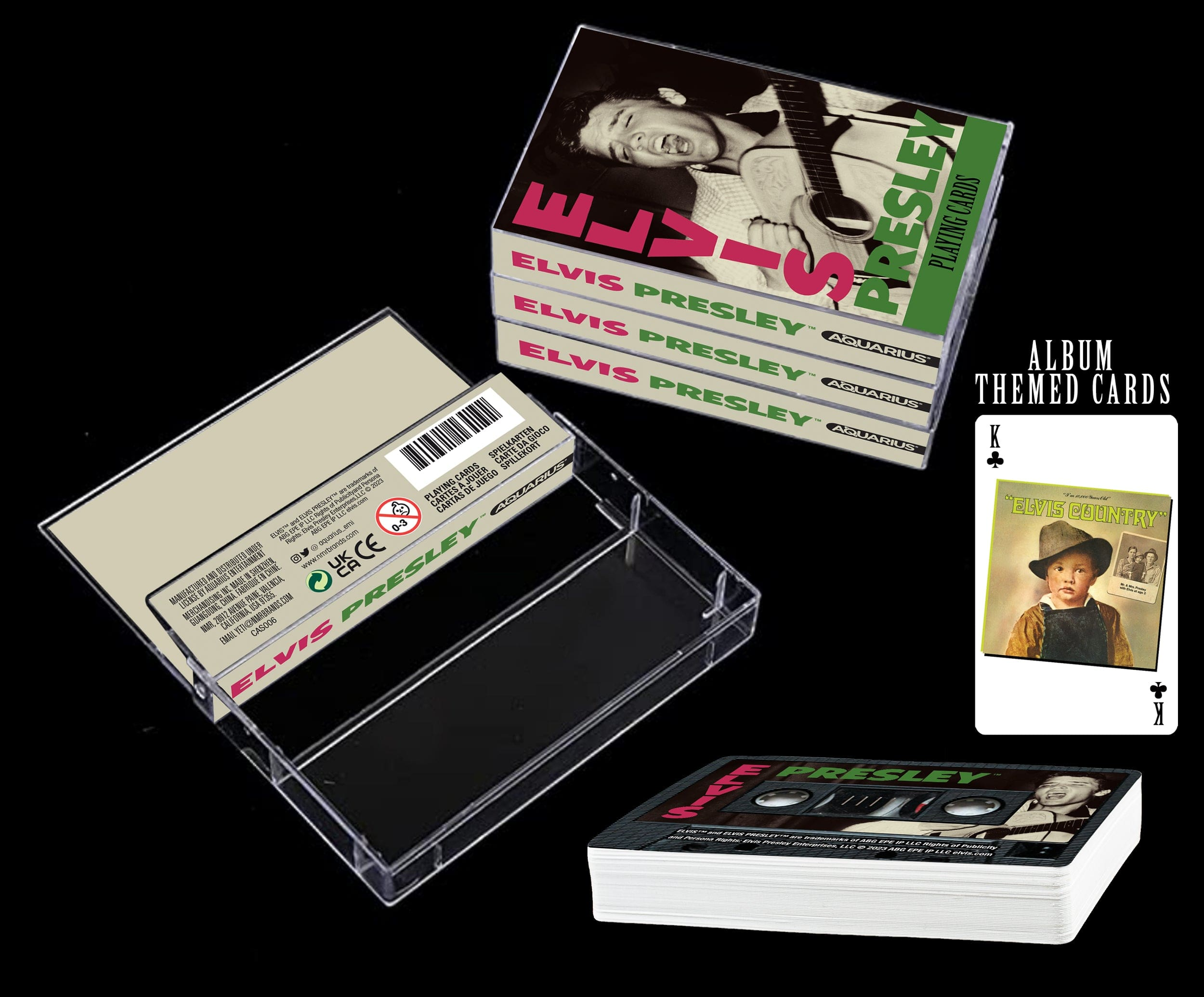 Playing Cards - Elvis Presley Cassette Playing Cards-hotRAGS.com