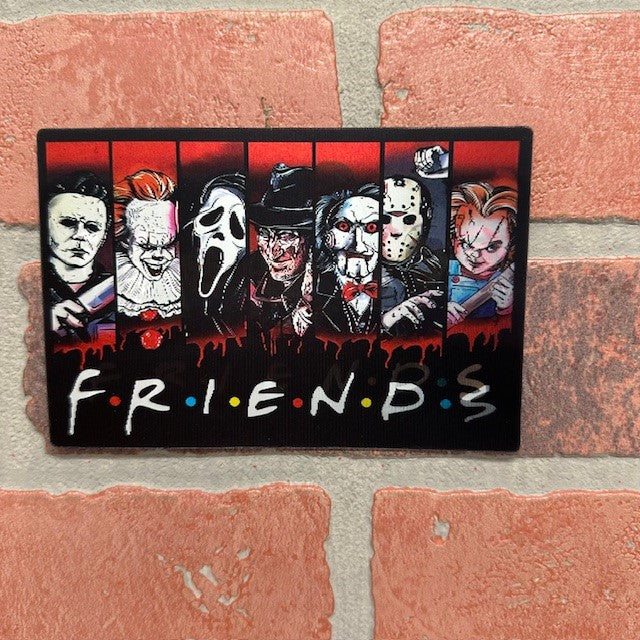 Sticker - 3D Friends Horror-hotRAGS.com