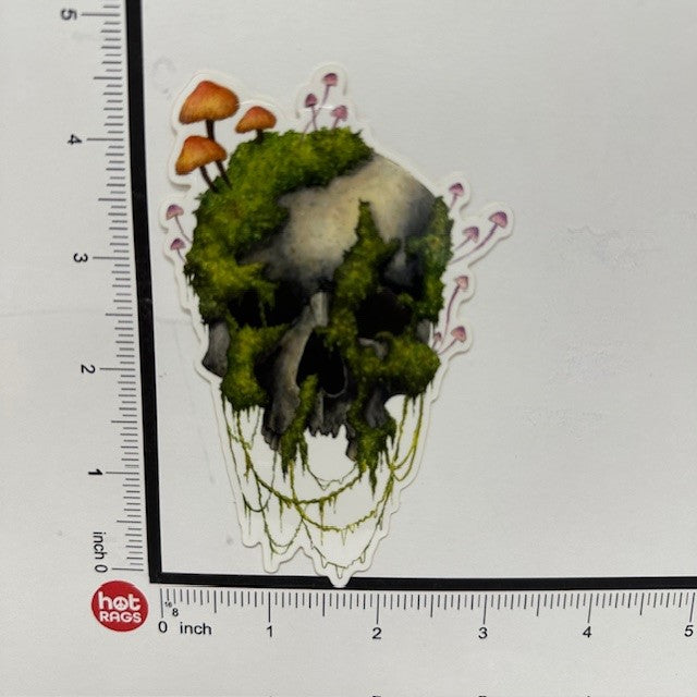 Sticker - Skull Shrooms-hotRAGS.com