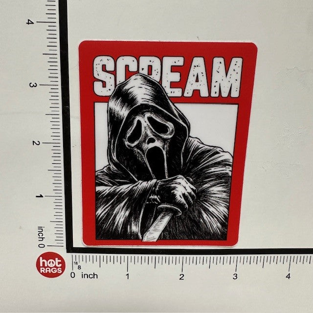 Sticker - Ghostface Square-hotRAGS.com