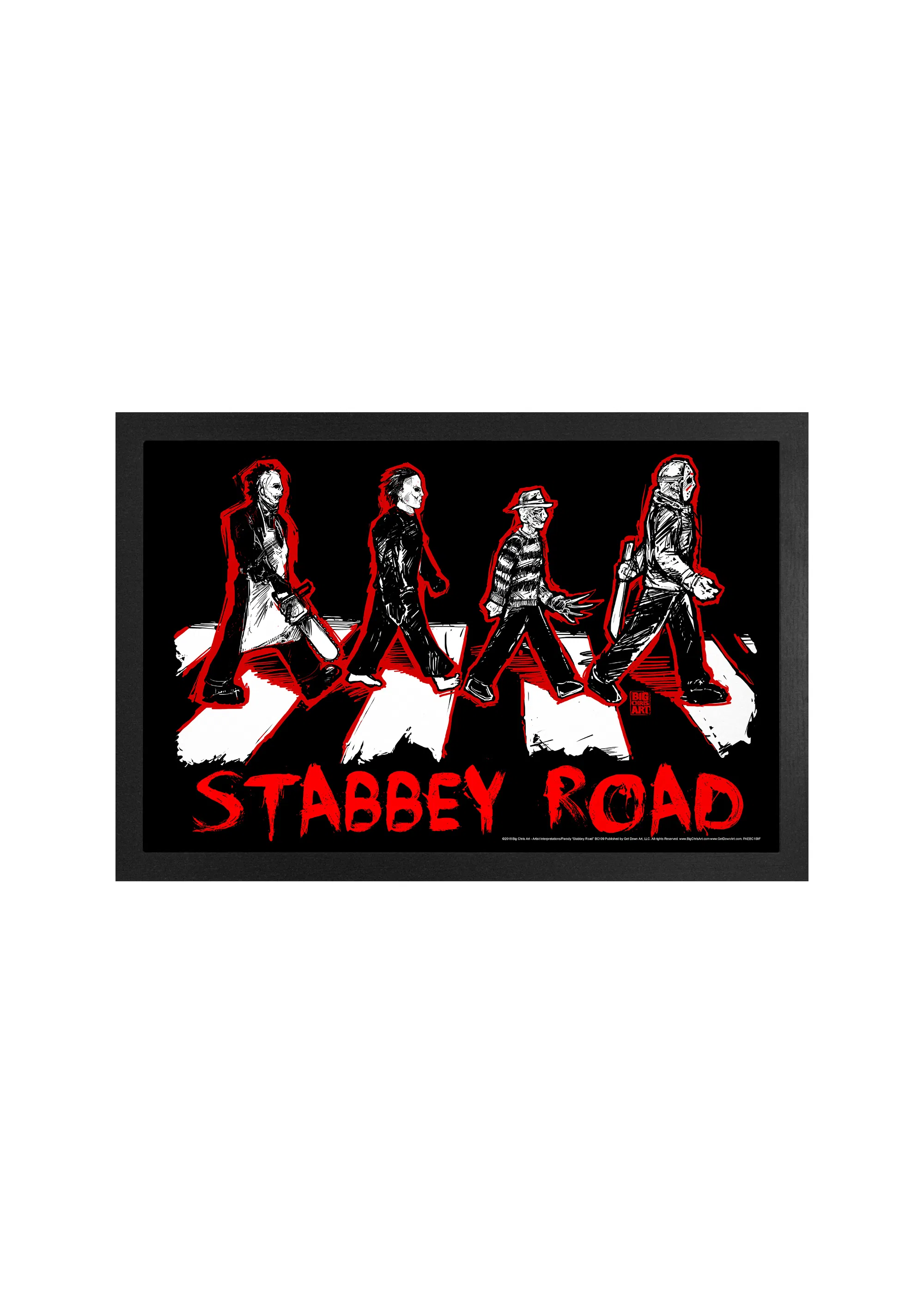Picture - Framed Stabbey Road-hotRAGS.com