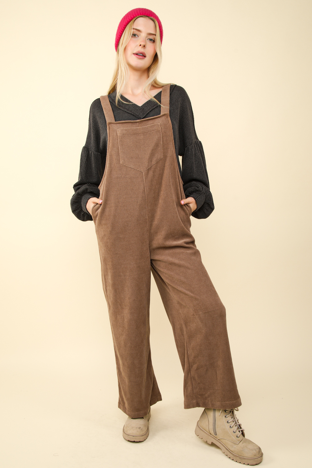 Overalls - Corduroy - Light Brown-hotRAGS.com