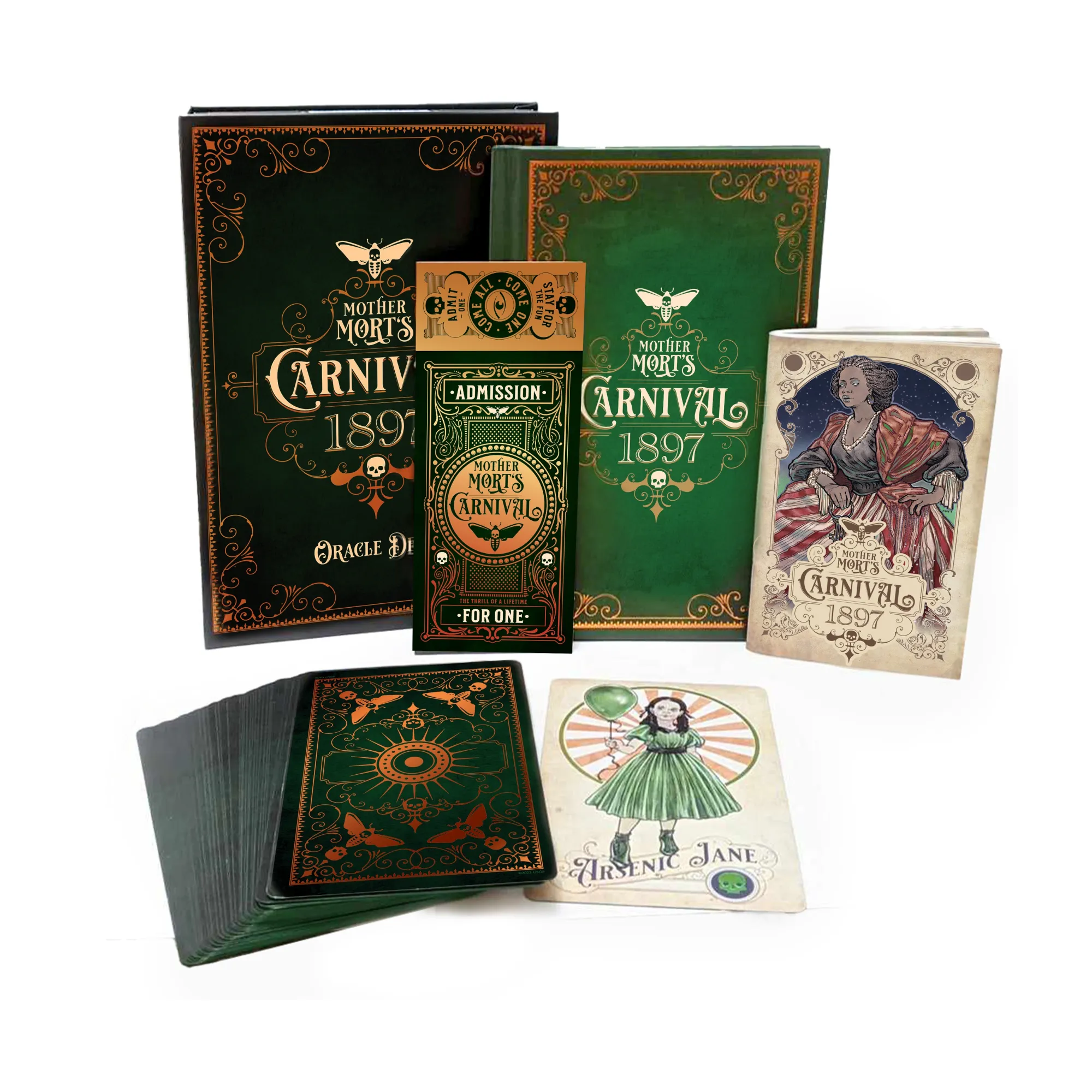 Tarot Cards - Mother Mort's Carnival 1897 Oracle Deck-hotRAGS.com