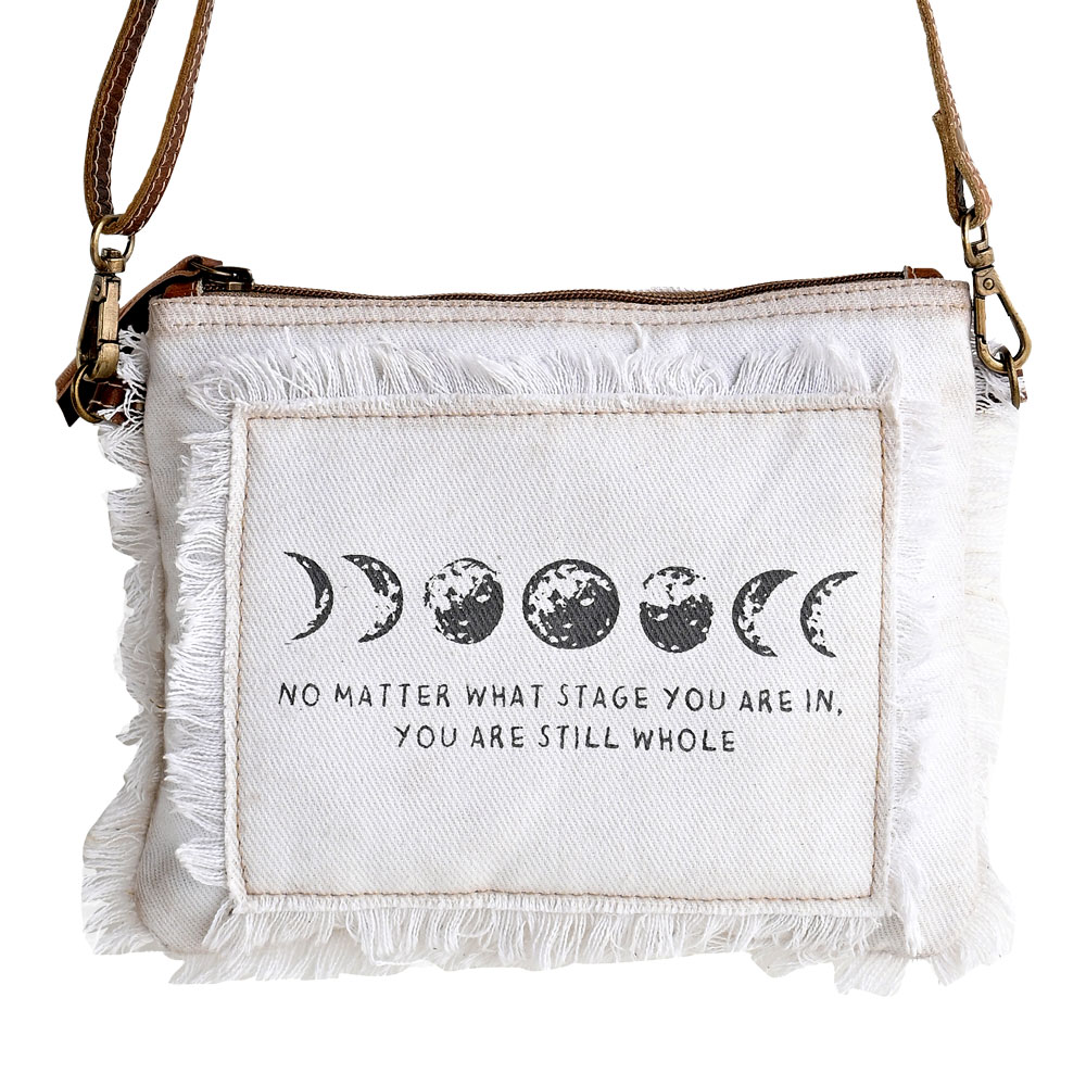 Bag - Canvas Moon Phases Crossbody-hotRAGS.com