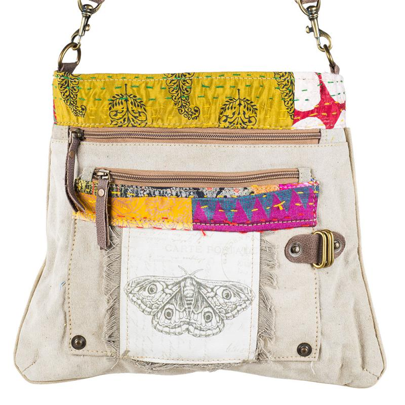 Bag - Canvas Moth Crossbody-hotRAGS.com