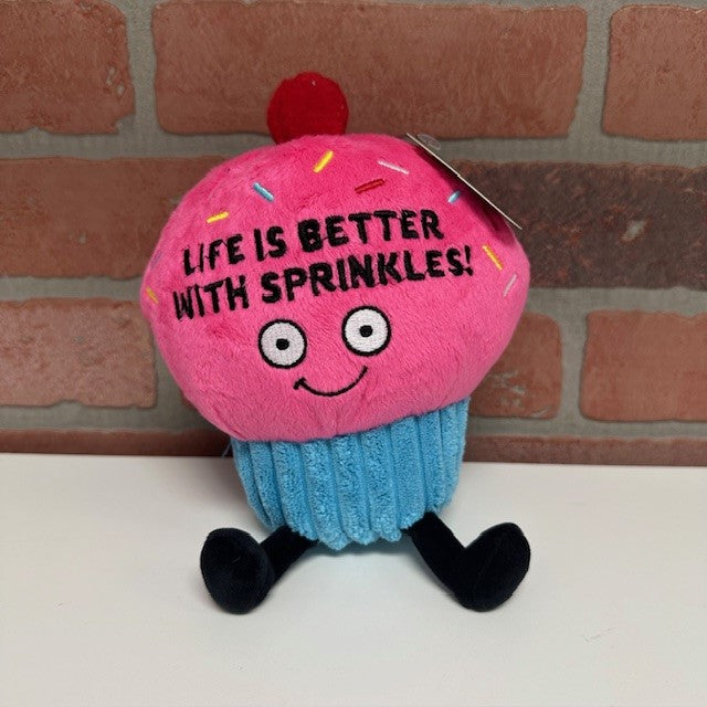 Plush - Punchkins Cupcake - Life Is Better With Sprinkles-hotRAGS.com
