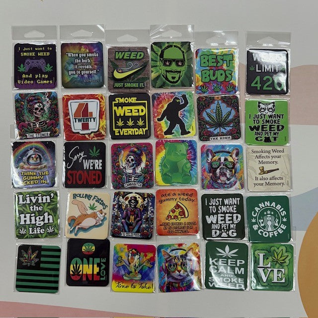 Burweeed Sticker Sticker Weed