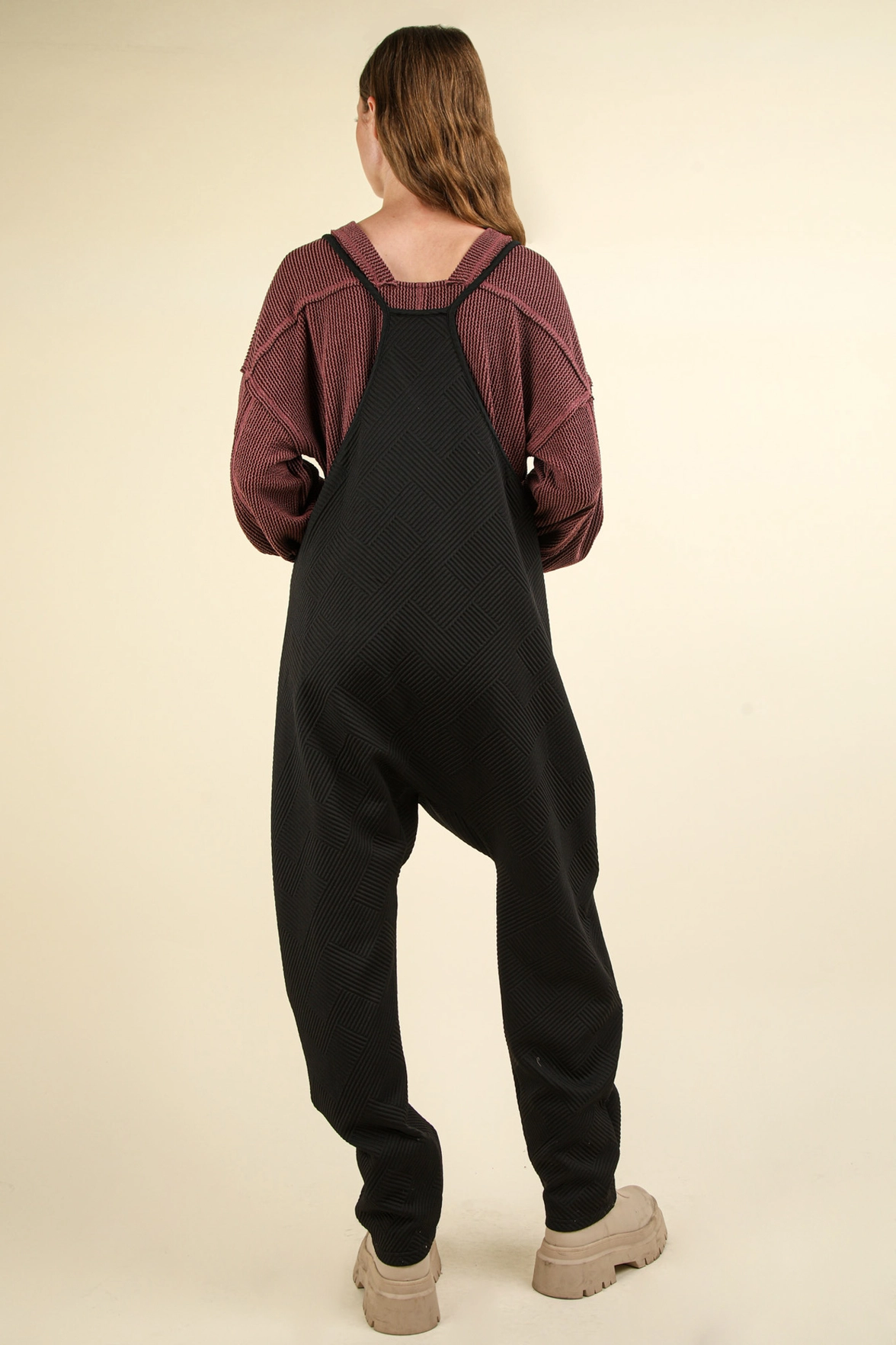 Overalls - Quilted - Black-hotRAGS.com