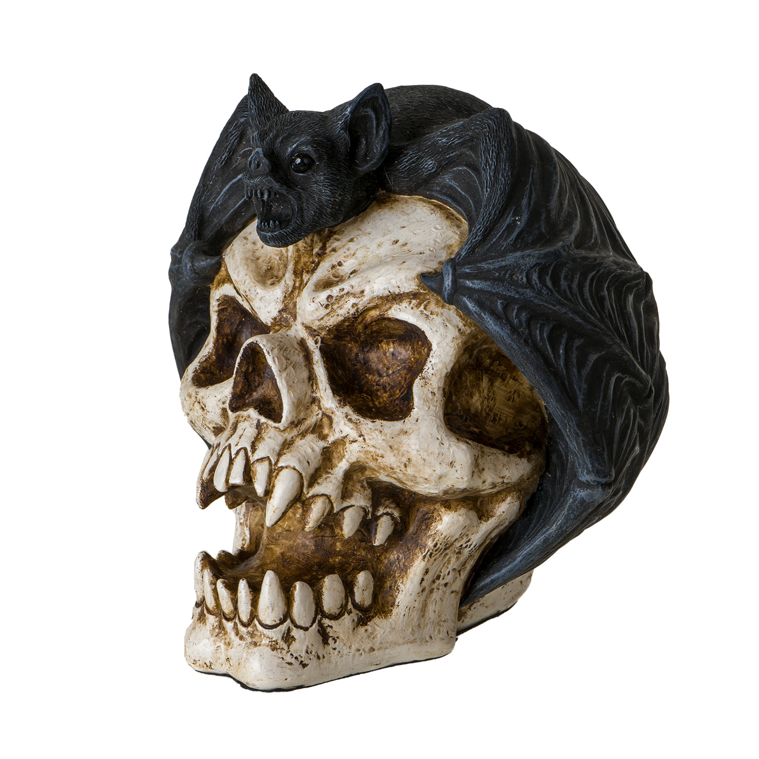 Statue - Skull And Bat - hotRAGS.com