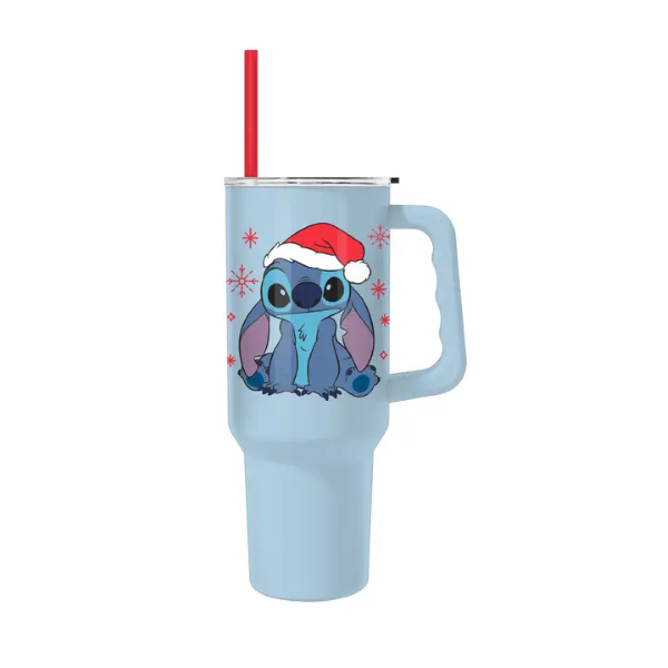Tumbler - Lilo And Stitch - Santa Hat - 40oz-hotRAGS.com