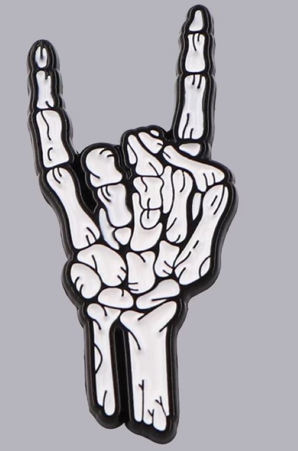 Pin - Skull Finger-hotRAGS.com