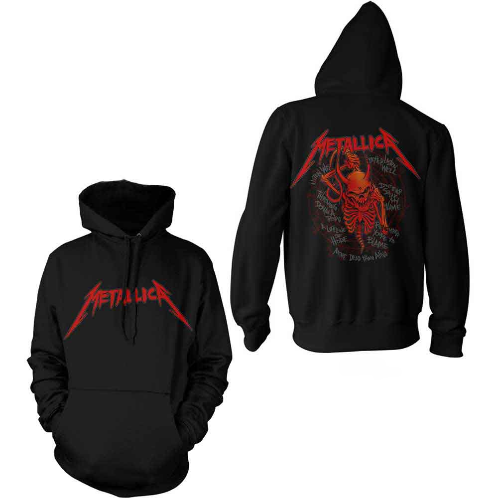 Hoody - Metallica - Skull Screaming Red-hotRAGS.com