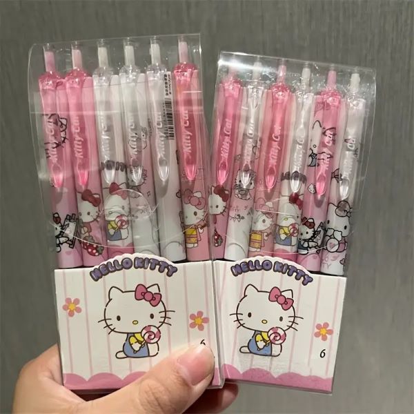 Pen - Hello Kitty Gel .55mm 6pk-hotRAGS.com