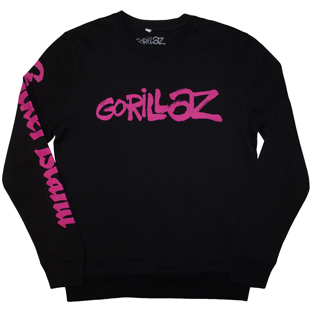 Sweatshirt - Gorillaz Craker Island Pazuzu Spiral-hotRAGS.com