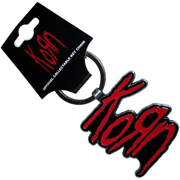 Keychain - Korn Logo Red-hotRAGS.com
