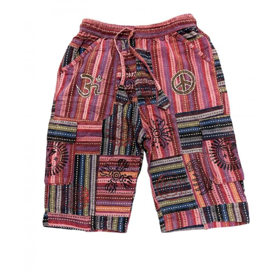 Shorts - Cotton Embroidered