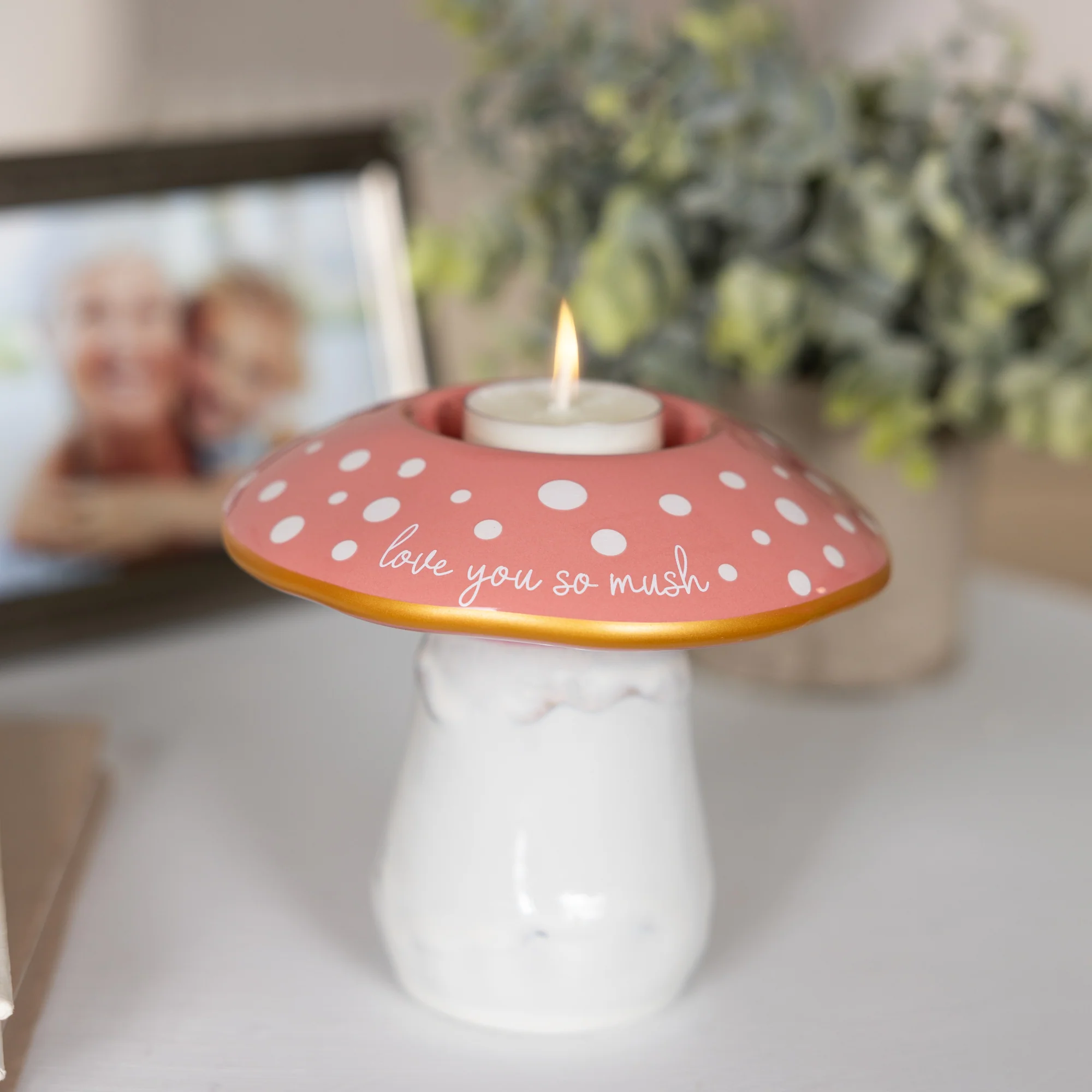 Candle Holder - Mushroom Love U