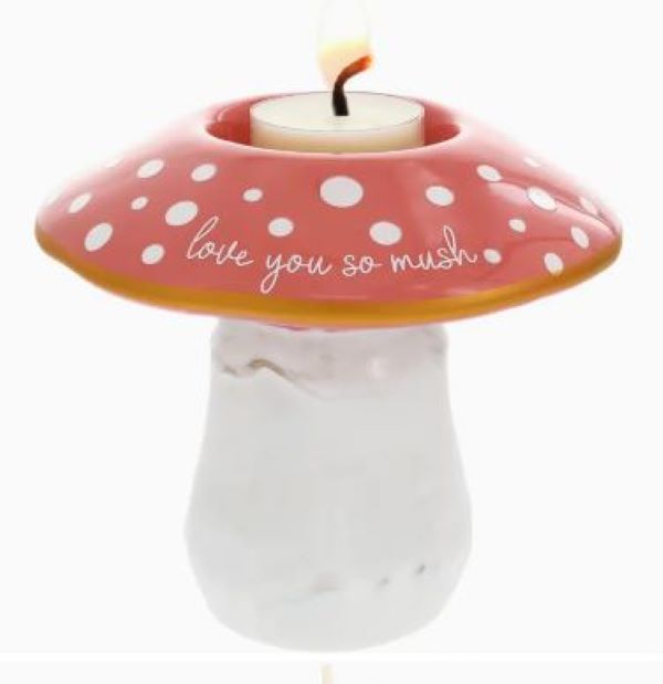 Candle Holder - Mushroom Love U