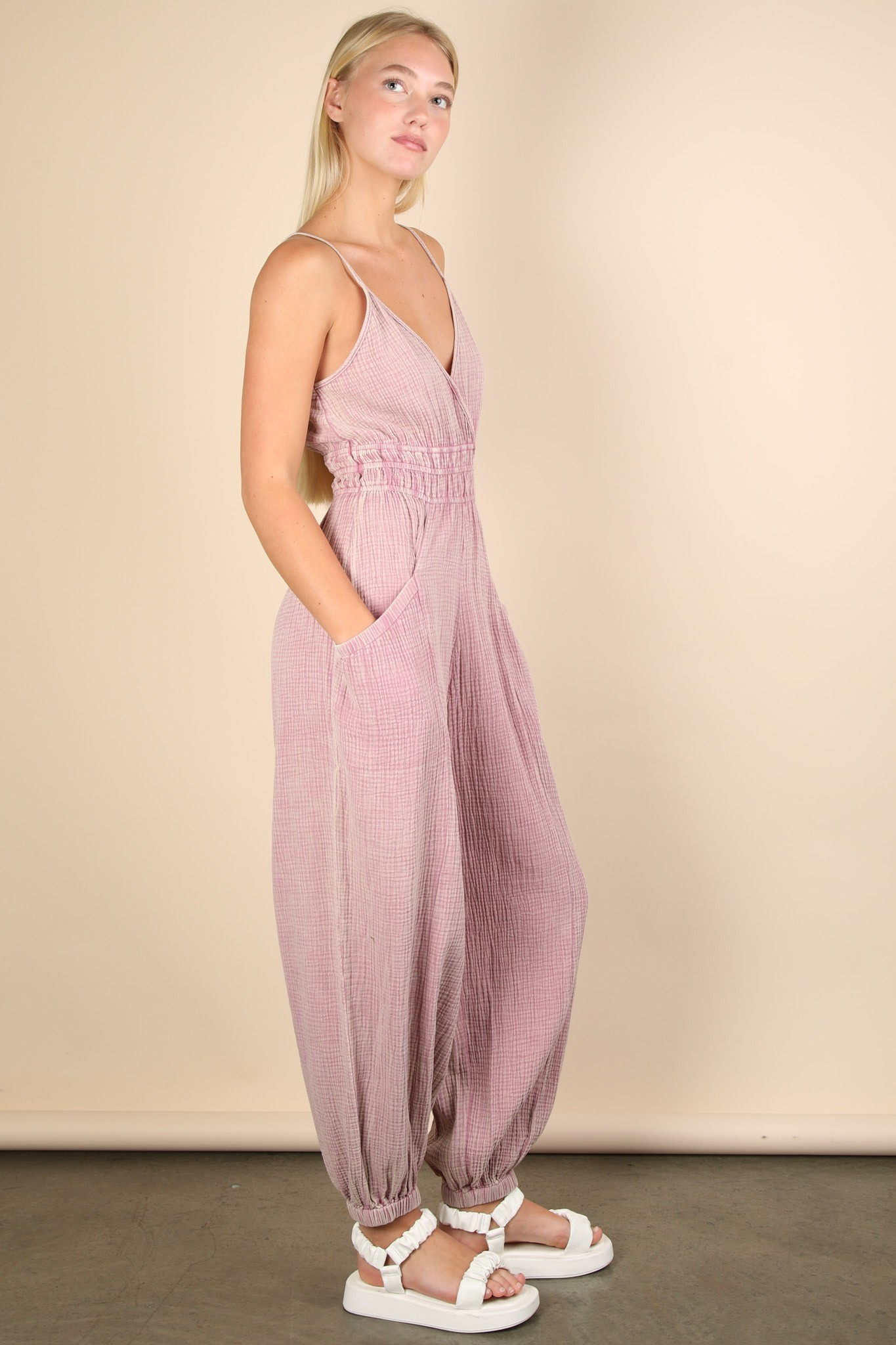 JUMPSUIT-  MAUVE