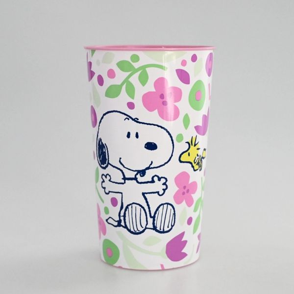 CUP SET - PEANUTS - Snoopy FLOWER 4PC - 22oz-hotRAGS.com